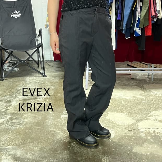 EVEX KRIZIA 크리지아 코튼 혼방 팬츠