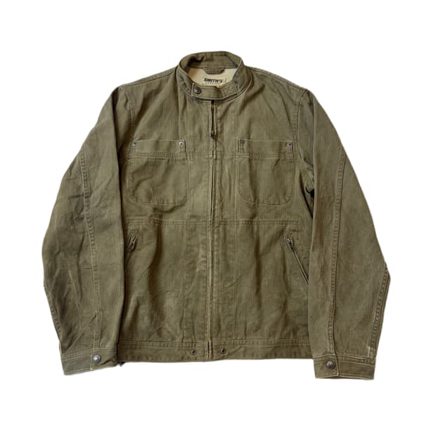 jpn 넥버클 데님집업