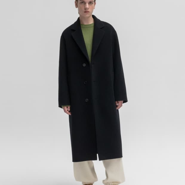 인사일런스 핸드메이드 싱글 코트 DARK NAVY (M)