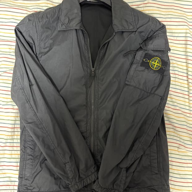 스톤아일랜드 크링클랩스 오버셔츠