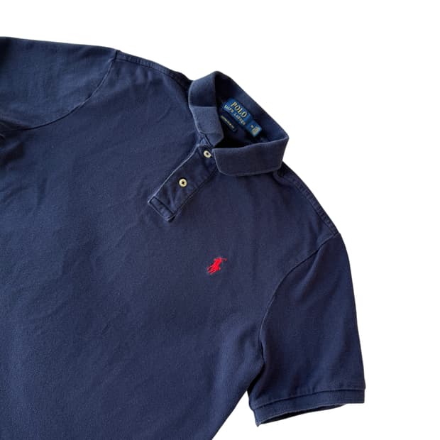 폴로 랄프로렌 네이비 반팔 카라티 M