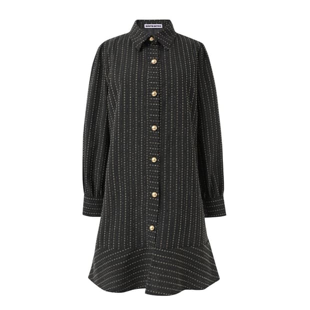 민타레트로(MINTA RETRO) 골드버튼 원피스 55 새상품