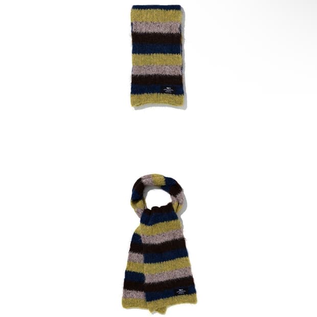 스퀘어라인 스트라이프 머플러