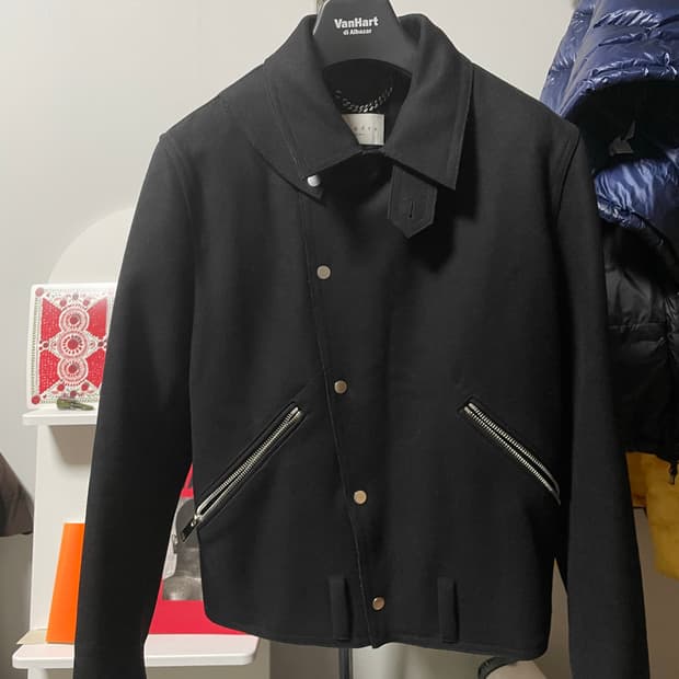 산드로 블랙 라이더 자켓