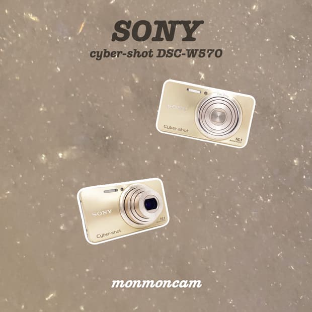 소니 사이버샷 dsc-w570 샴페인 골드 디카 Sony
