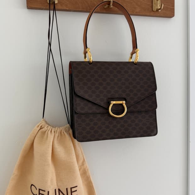 [Celine] Macadam Double Flap Handbag