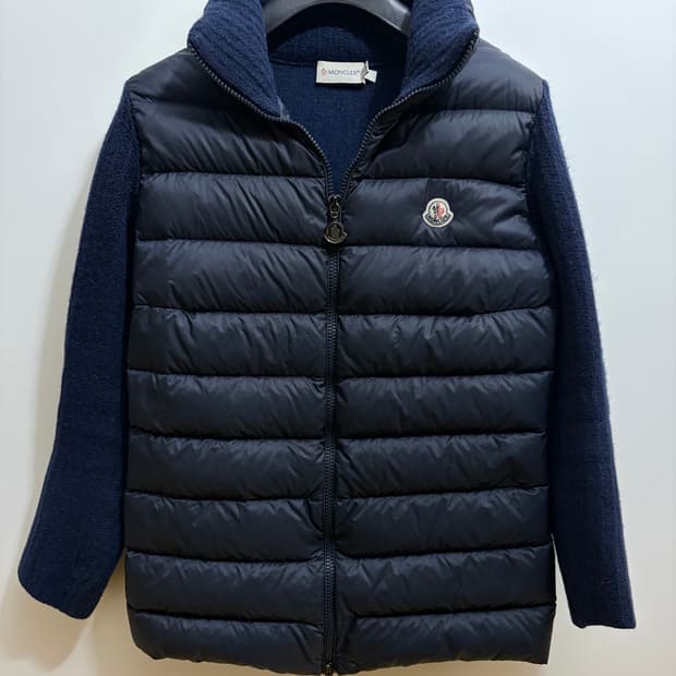 몽클레어 정품 여성 니트패딩 가디건