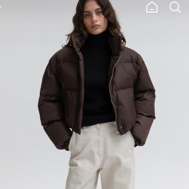 모노하 monoha 클래식 구스 롱 슬리브 패딩