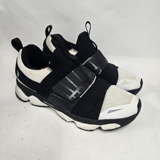 스파이더 슬립온 운동화 블랙/화이트245mm