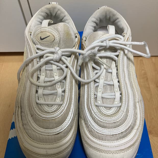 나이키 에어맥스 97 화이트 250mm