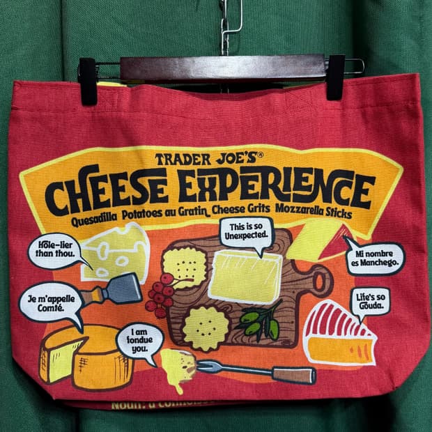 트레이더조 치즈 에코백