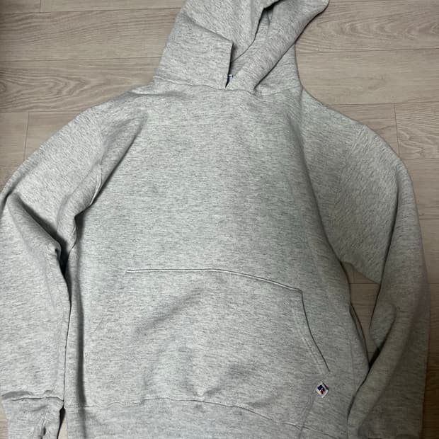 빈티지 러셀 애슬레틱 후드티 라이트그레이