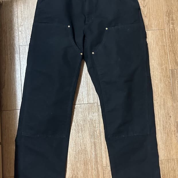 칼하트 WIP 디어본 린스드 더블니 33x32