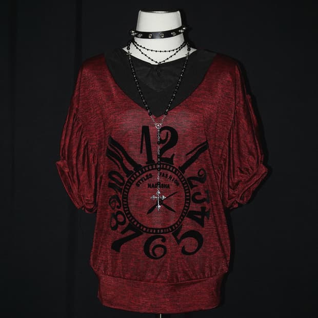 gothic graphic patch t 