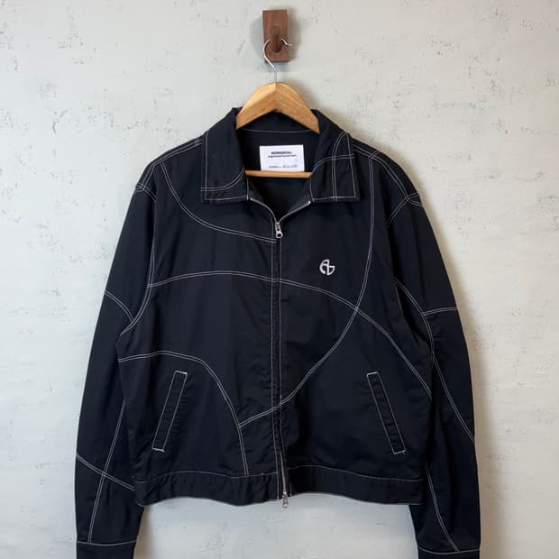 노매뉴얼 스티치 워크자켓 블랙