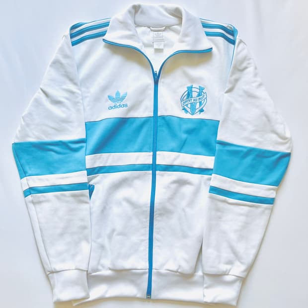 아디다스 파이어버드 마르세유 트랙탑 져지 화이트 소라