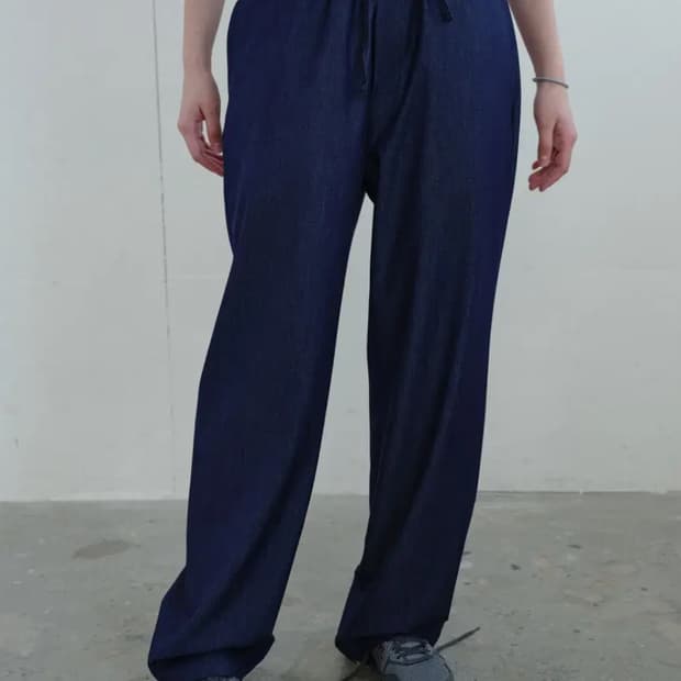 앤조블루스 데님 이지 팬츠(indigo)