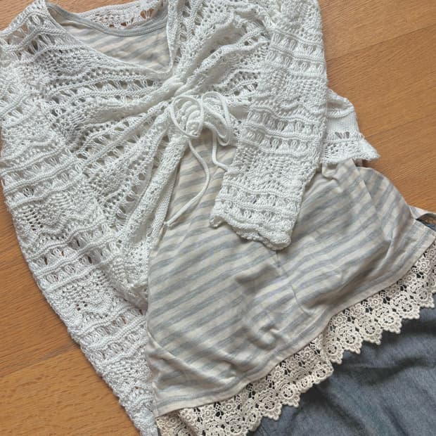 Vintage mute tone coordi set