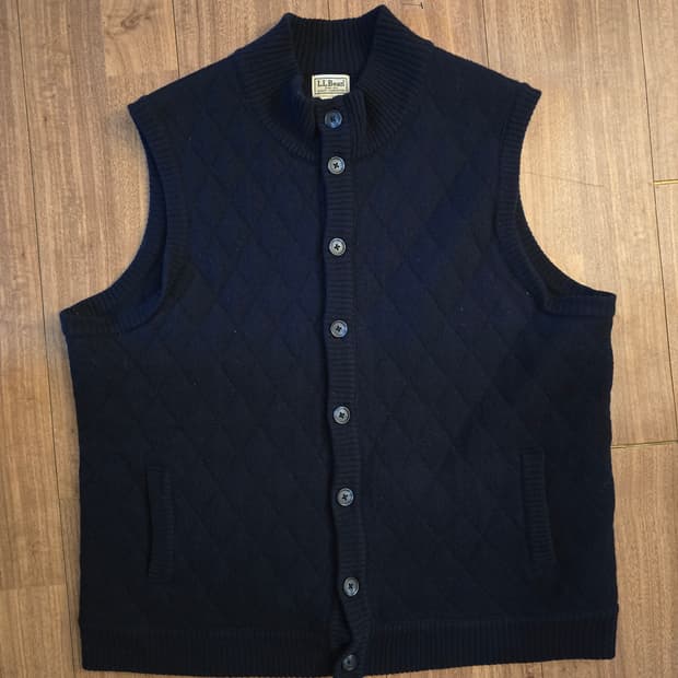 LL.Bean 엘엘빈 네이비 니트 베스트 XL사이즈