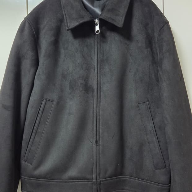 ZARA 레귤러 핏 스웨이드 점퍼 