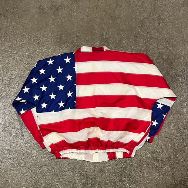 90s 빈티지 성조기 자켓 (105-110)