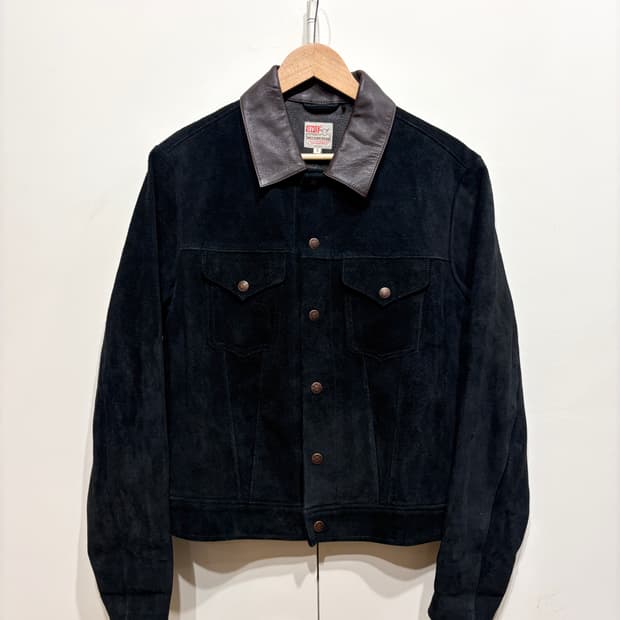 LVC 카우하이드 스웨이드 트러커 자켓