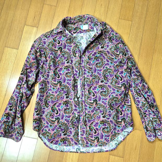 빔즈 페이즐리 코듀로이 셔츠