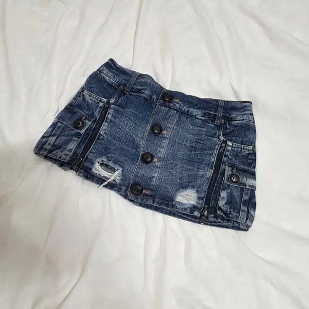 디그딥 치마바지 스커트 갸루 펑크 