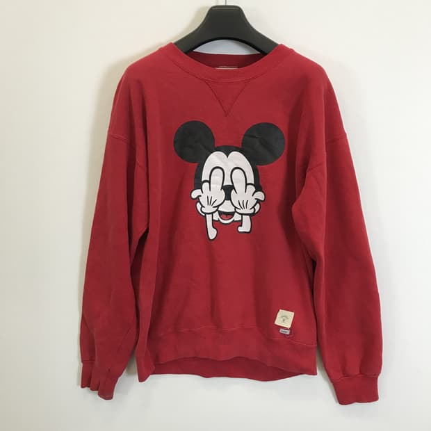 LEE 90s USA 미키마우스 맨투맨 [L]