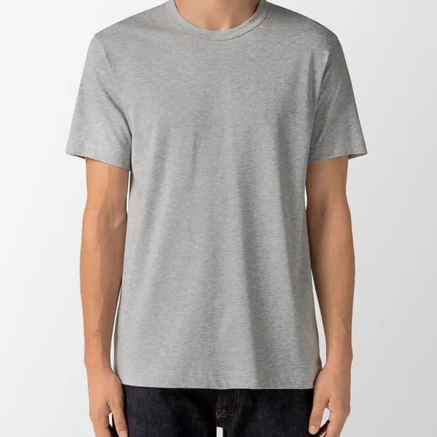 20fw commedesgarcons plain knit T-shirt