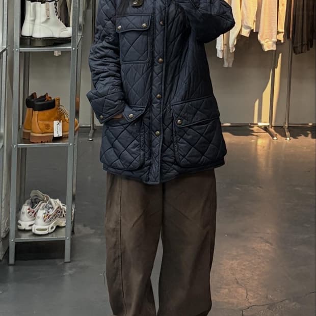 폴로 랄프로렌 캠튼 퀄팅 재킷 A2055