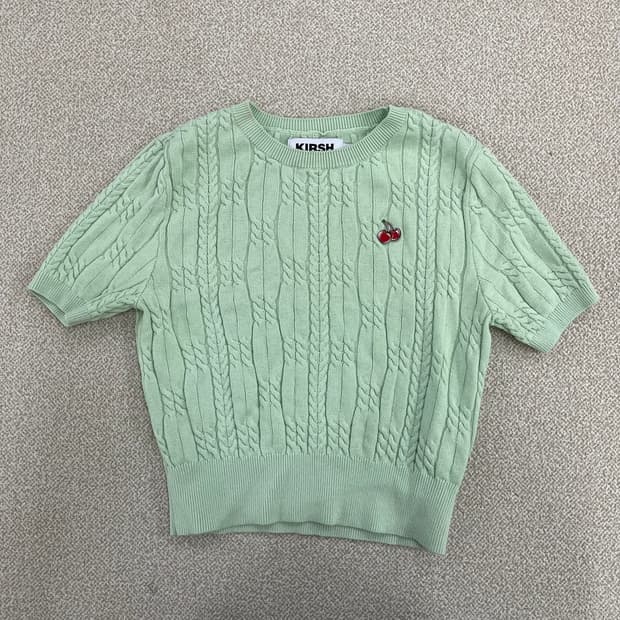 2 키르시 반팔 니트 티셔츠 0209M1