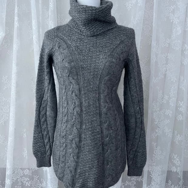 마시모두띠 울 알파카 터틀넥 니트