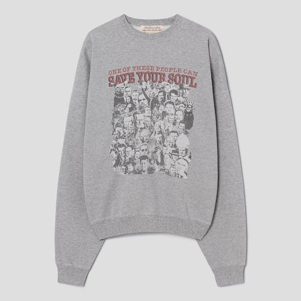 [M] 레미 릴리프 더블 SP 스웨트셔츠 그레이