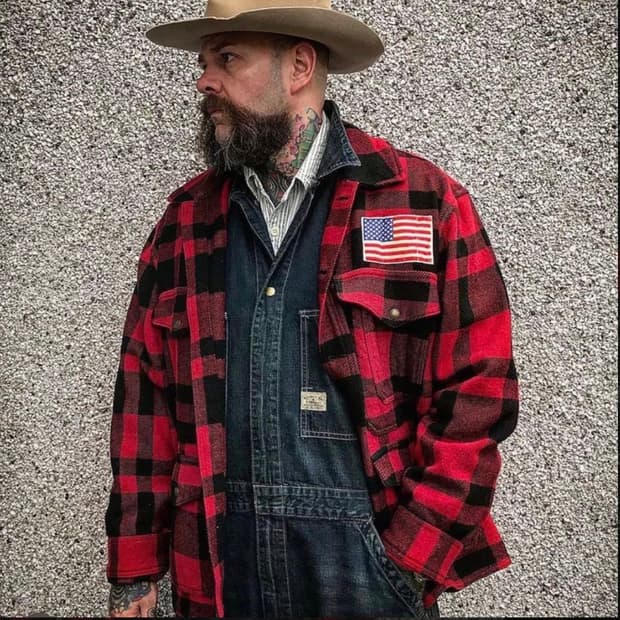 RRL 버팔로 헌팅자켓 M