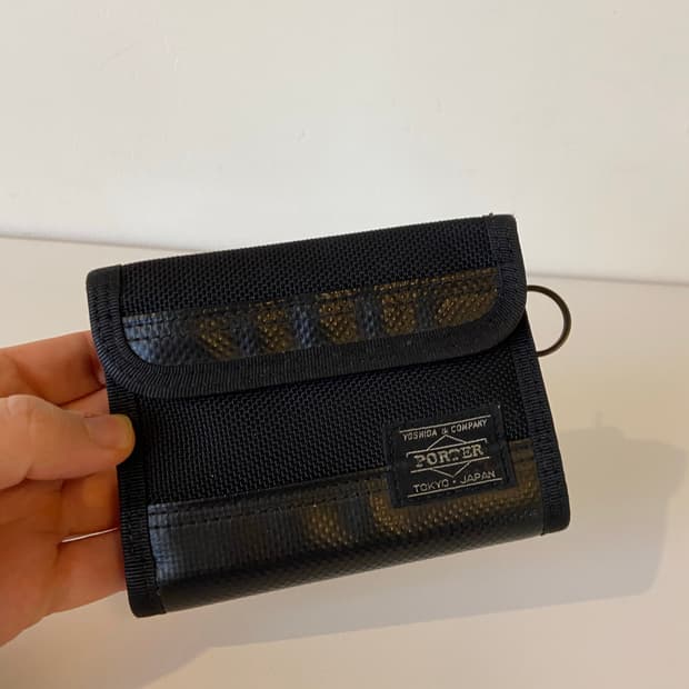 요시다포터 히트 블랙 지갑 카드지갑 반지갑
