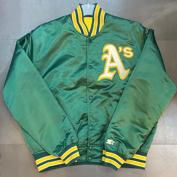 스타터 MLB 오클랜드 바시티 자켓 L