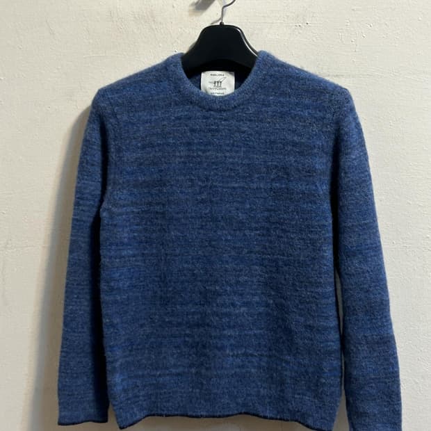 헨리 코튼 알파카 블렌드 라운드 니트