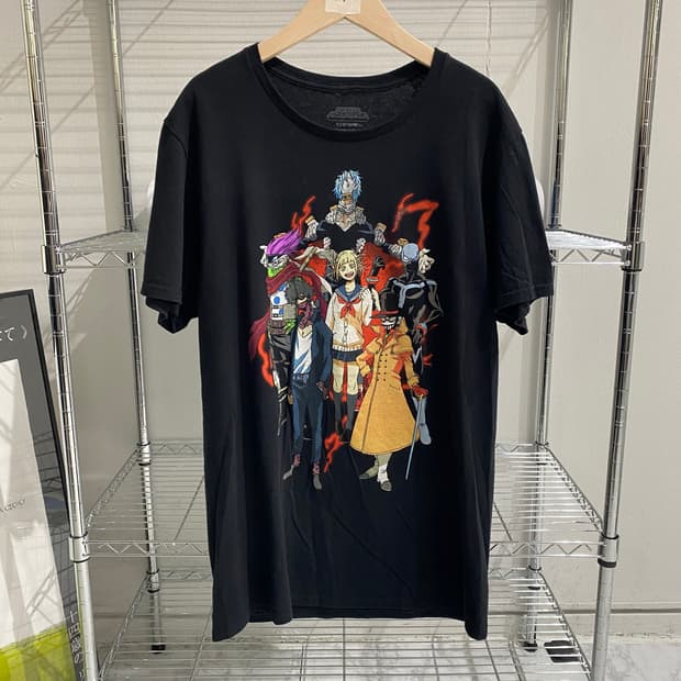 나히아 나의히어로아카데미아 빌런 오피셜 애니메이션 티셔츠 애니티