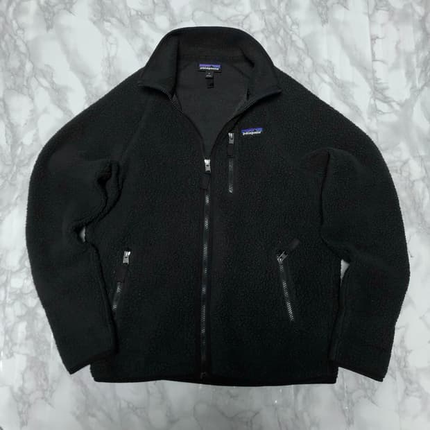 파타고니아 레트로 자켓 후리스 플리스 블랙