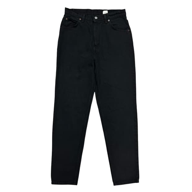 리바이스 블랙 테이퍼드 데님팬츠(S)