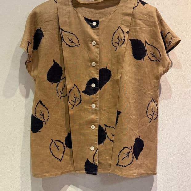 Bruno Piattelli Leaf Print Blouse