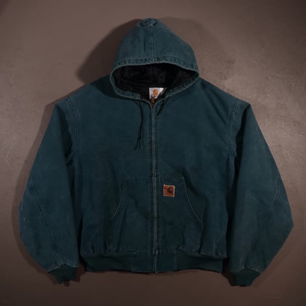 90s 칼하트 USA 틸블루 덕액티브 자켓