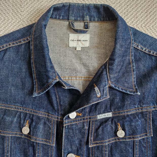 캘빈클라인 데님 트러커 자켓 L 