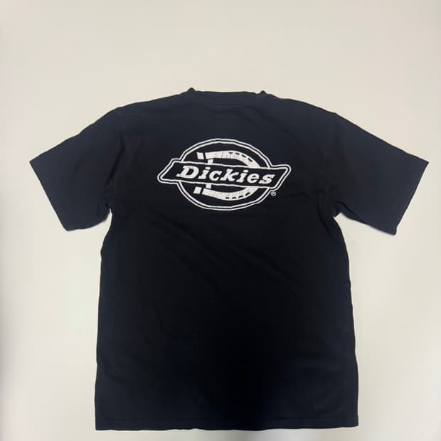 정품!! 공용 디키즈 Dickies 뒷 빅 프린팅 빈티지 반팔 티셔츠