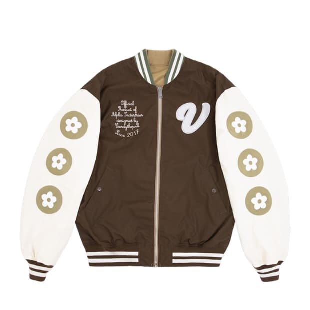 [M] 반디 더 핑크 x 알파 인더스트리 봄버 자켓 리드 그레이