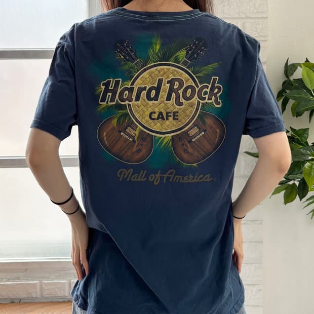 하드락 백프린팅 반팔