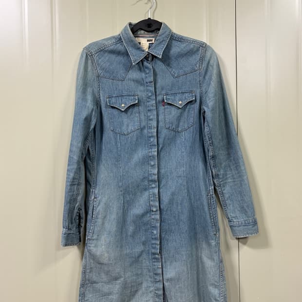 리바이스 웨스턴 데님 원피스
