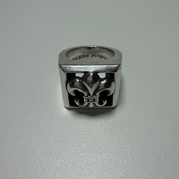 (대여가능) Chrome Hearts BS FLEUR BLOCK RING
