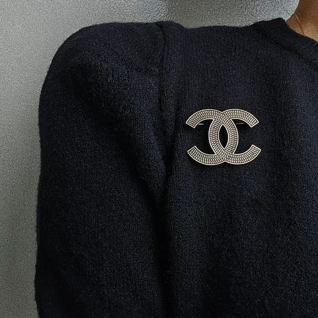 샤넬 정품 빈티지 업사이클링 브로치